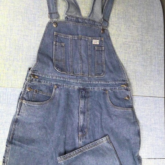 Bugle Boy Jeans Vintage Bugle Boy Gold Crest Blue Denim Jean Work